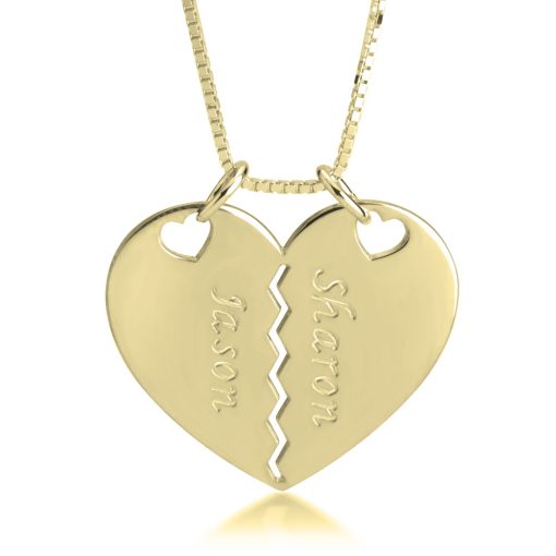 Collier Cœur Brisé Personnalisé