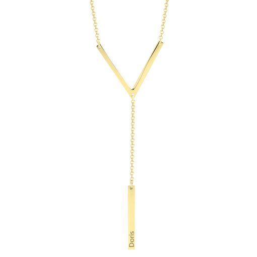 Collier Géométrique Triangle et Barre