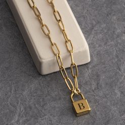 Collier Cadenas avec Chaîne Trombone