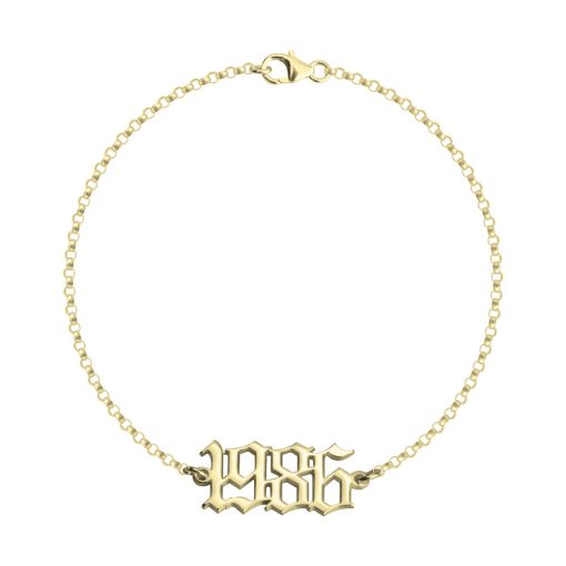 Bracelet avec une Année