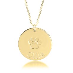 Collier Patte de Chien Personnalisé