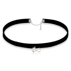 Collier Choker Infini avec Ancre Marine