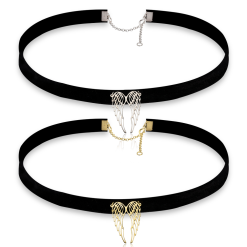 Collier Choker Ailes d'Ange