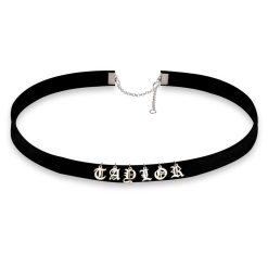 Collier Choker avec Initiales