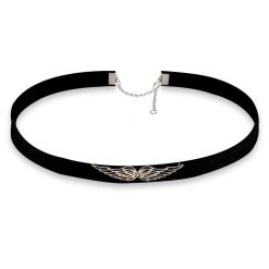 Collier Choker Ailes d'Ange Etendues