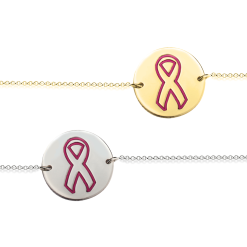 Bracelet Disc Octobre Rose
