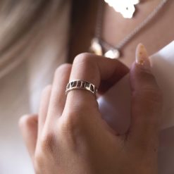Bague Personnalisée avec Chiffres Romains