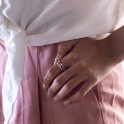 Bague Personnalisée avec Chiffres Romains