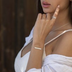 Bracelet Gourmette Fine avec Prénom