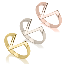 Bague en V
