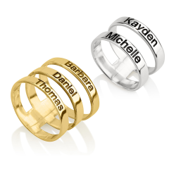 Bague Anneaux Multiples