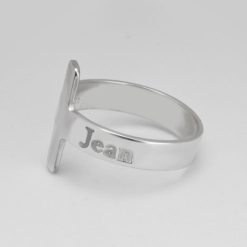 Bague Croix avec Prénom