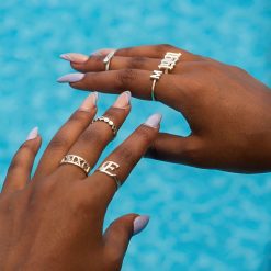 Bague Avec Initiale