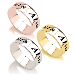 Bague Prénom Manuscrit