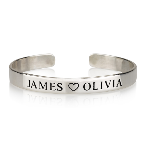 Bracelet Jonc avec Gravure Prénoms