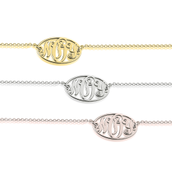 Bracelet Monogramme Oval