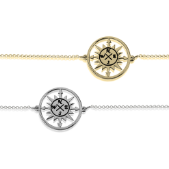 Bracelet Rose des Vents Découpée