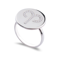 Bague Signe Zodiague avec Zirconium