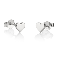 Boucles d'Oreilles Clous Cœur