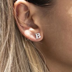Boucles d'Oreilles Initiale Capitale