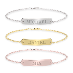 Bracelet Gourmette avec Prénom