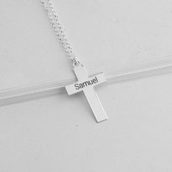 Collier Croix avec Prénom
