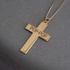 Collier Croix avec Prénom