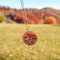 Collier Cercle avec Signature