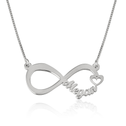 Collier Prénom Infini avec Cœur