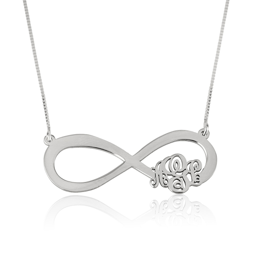 Collier Monogramme Infini
