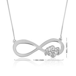 Collier Monogramme Infini