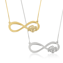 Collier Monogramme Infini