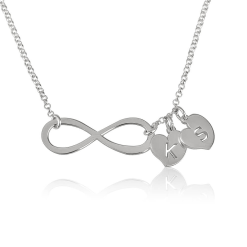 Collier Infini avec Initiales