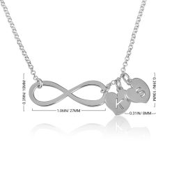 Collier Infini avec Initiales