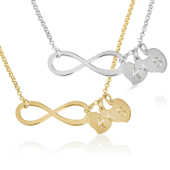Collier Infini avec Initiales