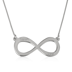 Collier Infini Gravé