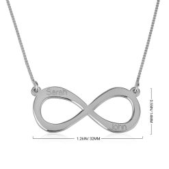 Collier Infini Gravé