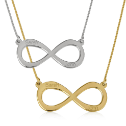 Collier Infini Gravé