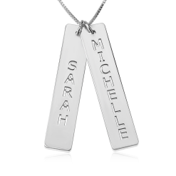 Collier Barrettes Doubles Verticales