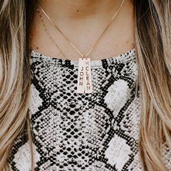 Collier Barrettes Doubles Verticales