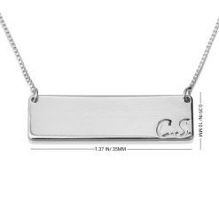 Collier Barrette avec Initiales