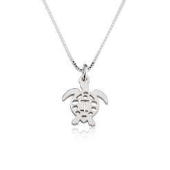 Collier Petite Tortue avec Initiale