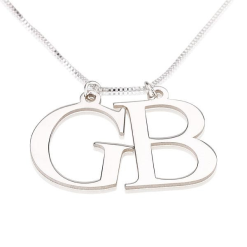Collier avec 2 Initiales