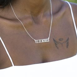 Collier Barrette avec Chiffres Romains Découpés