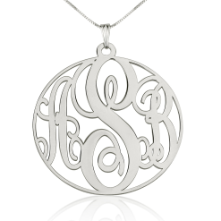 Collier Monogramme Circulaire