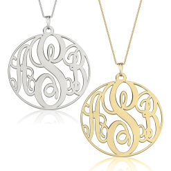 Collier Monogramme Circulaire