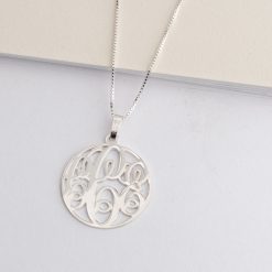 Collier Monogramme Circulaire