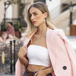 Collier Monogramme Circulaire