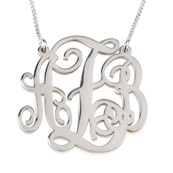 Collier Monogramme Trait d'Union