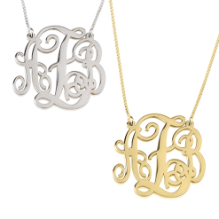 Collier Monogramme Trait d'Union